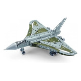 Kit Juego De Construcción Avión Vulcan Militar Metal 276 Pz