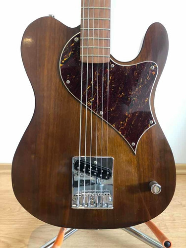 Guitarra Barítono Telecaster Rumley Pearly Gates Custom Shop