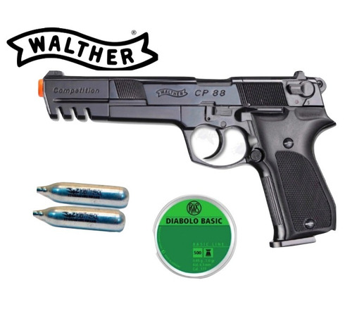Marcadora Walther Cp88 Competition Pellets 177 Airsoft Xtm