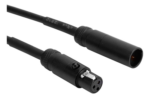 Cable De Conexión De Audio Mini Xlr Macho A Hembra De 3 Pine