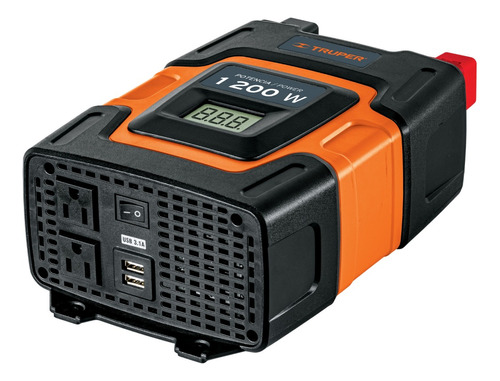 Inversor De Corriente Truper 1200w 12v Con Puerto Usb