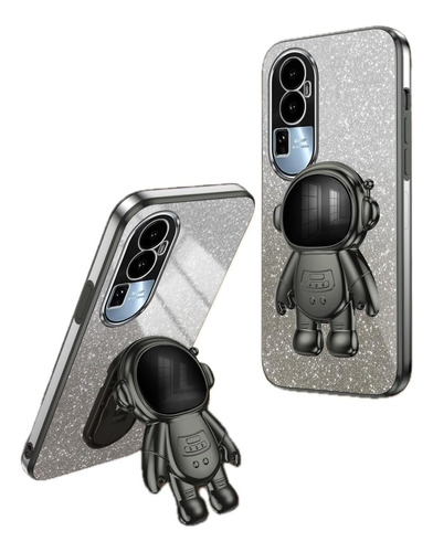 Bling Silicona Funda Case For Oppo + Astronauta Soport