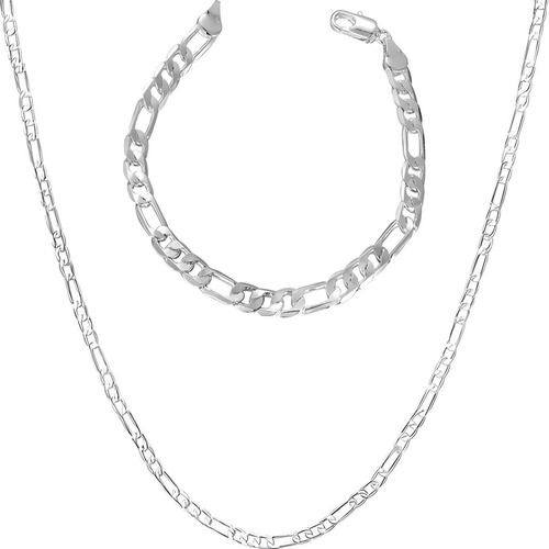 Conjunto Set Plata Baño 925 Collar Aros Cuadrado Para Mujer