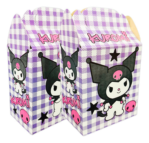 10 Cajas Dulceros Personajes Fiesta Carton Aguinaldos Bolo