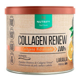 Colágeno Renew 100% Hidrolisado - Bioactive Verisol- Nutrify