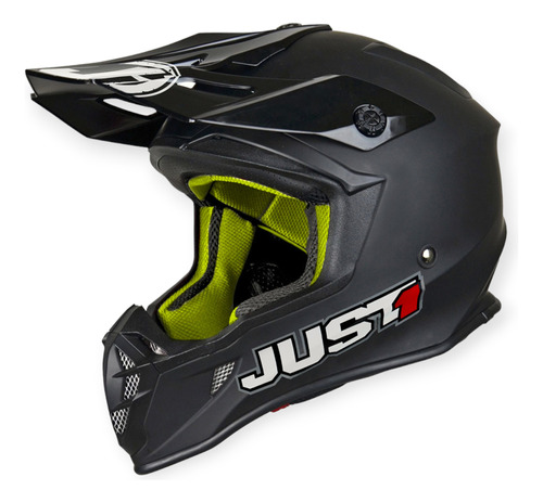 Casco Just1 J38 Motocross Enduro Negro