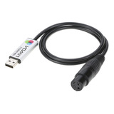 Cable Dmx512 A Interfaz Dmx, Adaptador Led Y Controlador Lix