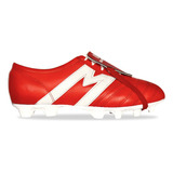 2196 Zapato De Futbol Manriquez Profesional Rojo/blanco