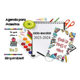 Agenda Digital Para Docentes 2023 2024 Lista Para Imprimir!