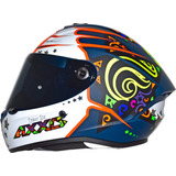 Casco Integral Axxis Draken Star C7 Azul Doble Certificación