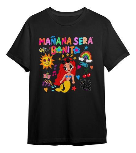 Camiseta Basica Capa Album Manana Sera Bonita Karol G Pop
