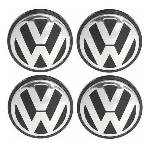 Kit X4 Centro De Llanta Vw Fox Suran Gol Trend Voyage