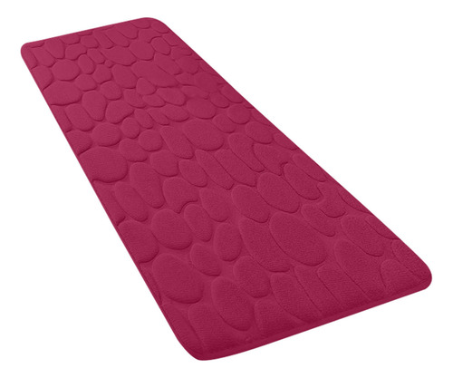 Alfombra De Baño En Relieve En Forma De T, 1 Unidad, Absorbe