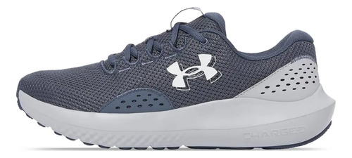 Tenis Under Armour Charged Surge 4 Running Hombre - 3027000044 Gris Ligero Gym Deportivo | Envío gratis