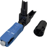 30 Pçs Conector Fast Rápido Ftth Sc Upc Azul Reutilizável