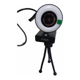 Cámara Web Noga Webcam Full Hd 1080p Micrófono Leds Trípode