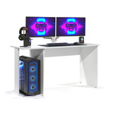 Escrivaninha Gamer Para Gabinete Para Pc Com Espaço Cor Branco Valorant