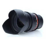 Rokinon Ds16m-nex Lente Gran Angular De Cine T2.2 De 16 Mm