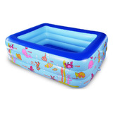 Piscina Inflable Para Niños Azul 177.8 Cm.