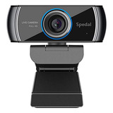 Spedal Hd Webcam 1080p Con Micrófono, Usb Webcam Para