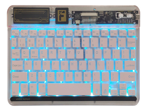 Teclado Bluetooth Iluminado Para Tablet,laptop,smartphone