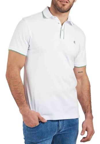 Chomba Hombre Oxford Polo Club Pique Mc Moon Blanco