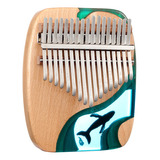 17 Teclas De Madera De Haya Kalimba Pulgar Piano Mini Kalimb