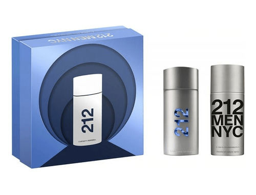 Kit Carolina Herrera 212 Men Nyc Perfume E Desodorante