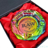 Cenicero Raw Ashtray Rainbow Glass Rainbow