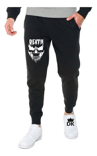 Buzo Pantalon De Hombre Estampado Calavera Death