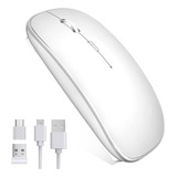 Mouse Inalámbrico Leolee Recargable 2.4g Optico Silencioso