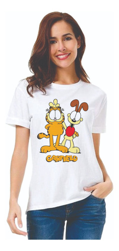 Playera Garfield - Garfield Y Oddie