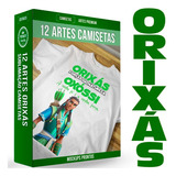 Estampas Orixás Sublimaçção Camisetas Mockups Premium