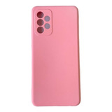 Capa Capinha De Silicone Compatível A52 /a52s Int. Aveludad0 Cor Rosa