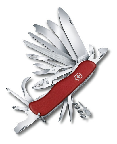 Victorinox Navaja Work Champ Xl, Roja, 29 Usos Color Rojo