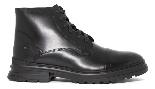 Bota Masculina Democrata Garage Eron Casual Cadarço Couro