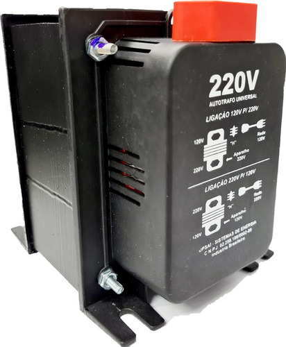 Auto Transformador 3000va Bivolt 110-220v Ou 220-110v Upsai