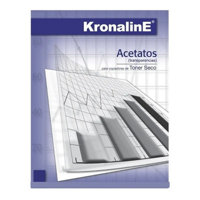 50 Hoja Acetato Poliester Kronaline Pa651 Laser Oficio Toner Blanco | MercadoLibre