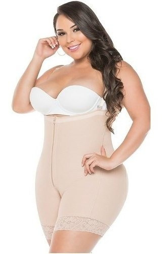 Faja Colombiana Salome Moldeadora Strapless Short 0214 Beige