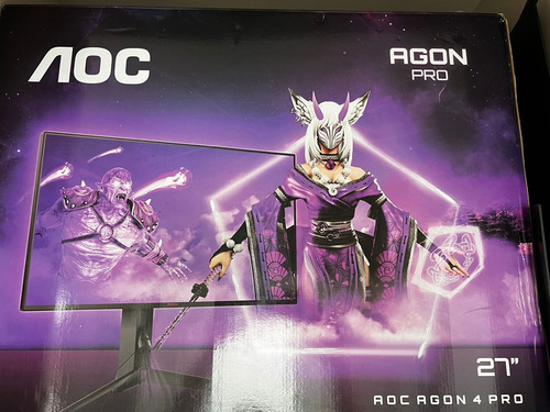 Monitor Gamer Aoc Agon Ag274u Led 27  Preto