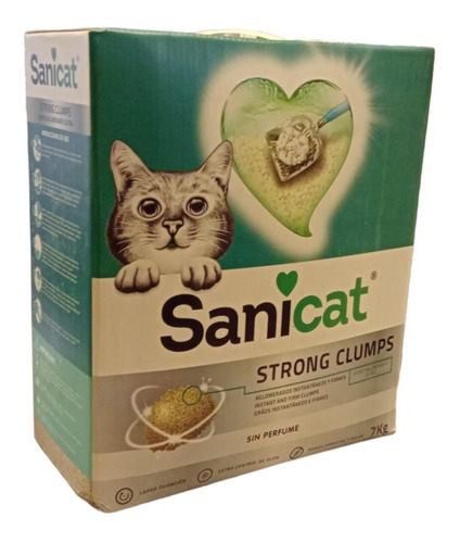 Piedritas Sanitarias Aglomerantes Sani Cat Strong Clumps 7 K