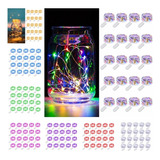 20packs De Luces Led De Hadas Baterías 2m Colores Con Baterí