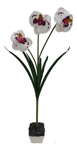 Orquídea En Látex Decoración Artificial 
