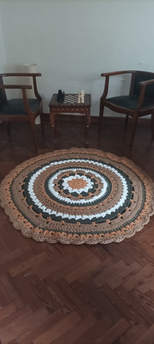 Alfombra Nordica Trapillo Xxl Crochet 