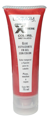 Gel Metálico Cabello Hair Style Disfraz Cosplay Halloween