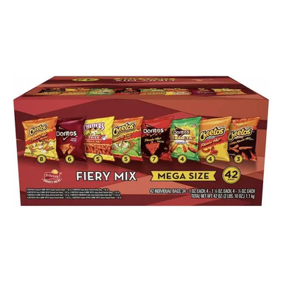Papitas Americanas Frito-lay Flamin Hot Paquete Variado 42pz | Envío gratis