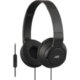 Auriculares Jvc Hasr185b Ligero Con Microfono Negro