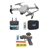 Control Remoto Drone Con Par Cámara 4k Quadcopter