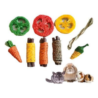 Juguetes Masticables Para Conejo, Cuyo, Ardilla, Chinchilla Color Verde claro | MercadoLibre