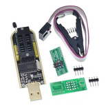 Kit Programador Usb Ch341a Eeprom + Pinza Soic8 Sop8 Bios